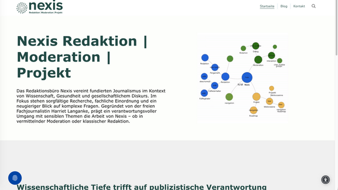 Nexis Redaktion: Delivered a modern, content-driven website for Nexis Redaktion using Wix Studio. By prioritizing advanced typography, dynamic CMS integration, and rigorous technical SEO practices, I built a highly accessible and high-performing digital space optimized for modern publishing and journalism.