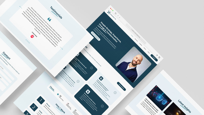 Expertience HR: I designed and developed the Experience HR website, crafting a clean, professional layout that highlights their strategic HR consulting services and expertise in people strategy, transformation, and leadership.

It showcases their service offerings, client focus, and insights with modern UI/UX and responsive design tailored for their target audience
