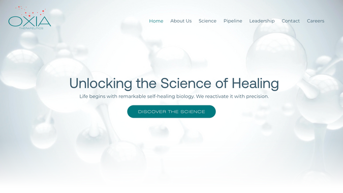 Oxia Therapeutics: A future-focused website crafted for a biotechnology company specializing in regenerative medicine. The platform simplifies complex scientific ideas into a structured experience. Content emphasizes innovation and long-term impact. The design balances clarity with depth. The final result positions the brand at the forefront of next-gen healthcare.
