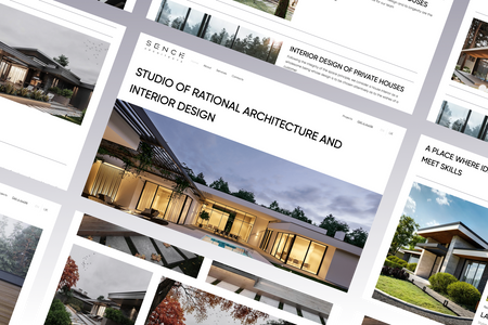 SENCE ARCHITECTS: Website development and SEO for an architectural company that plans to work in new markets