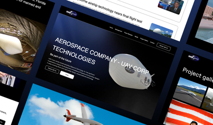 Editor X Website for Aerospace Company in Florida : One of our favorite projects is website development and promotion for an aerospace company in Florida.

The task for NDS in this project was to create a technologically advanced and user-friendly website that reflects the idea and advantages of the company, as well as providing the necessary information for investors.

Thanks to the integrated approach of the Nice Digital Studio team, the client received a new modern website that reflects the company's ideology.