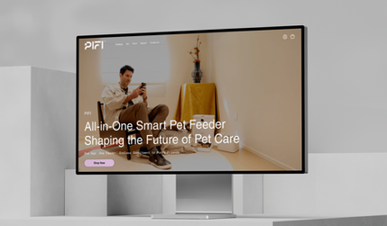 PiFi: I designed and developed the official website for PiFi, a smart pet feeder brand that combines AI-powered technology with user-friendly mobile app integration.