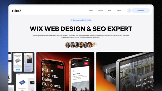 Nice Digital Studio: Full-Service SEO & Digital Marketing for Wix Websites

