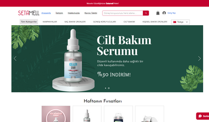 Setamell: Gelişmiş Online Pazarlama Web Sitesi