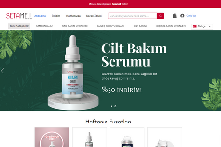 Setamell: Gelişmiş Online Pazarlama Web Sitesi