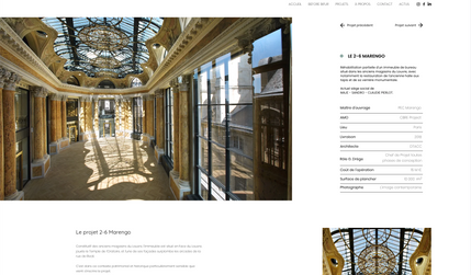 Bifuroctobre: Conception du site de Guillaume Drège, architecte