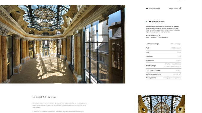 Bifuroctobre: Conception du site de Guillaume Drège, architecte