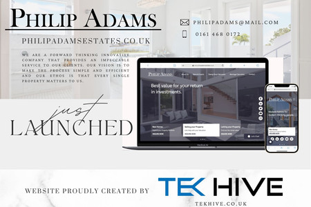 Philip Adams Estates: A are a forward thinking innovative Real Estate Company that provides an impeccable service to our clients. Our vision is to make the process simple and efficient and our ethos is that every single property matters to us.