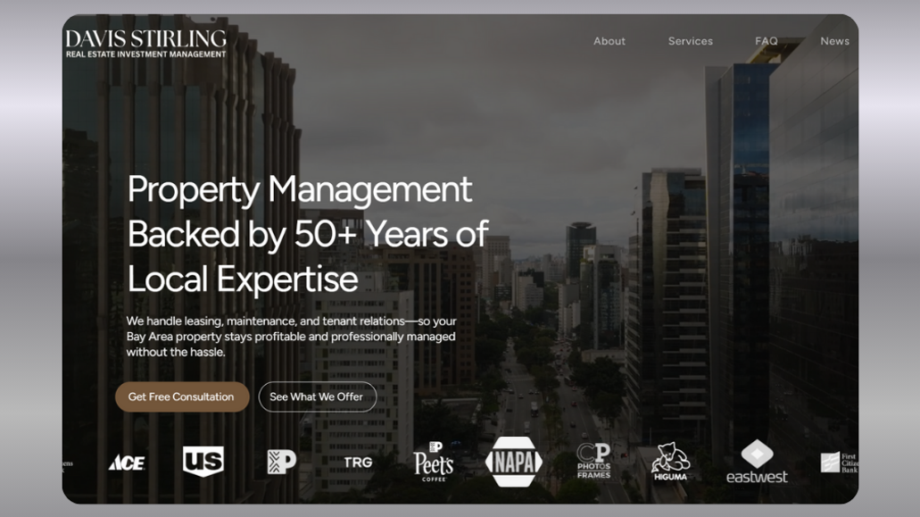 Real Estate | Property Managment: Slake Marketing partnered with DSM Property Management to deliver a high-impact, fully optimized website tailored for the property management and real estate investment industry. Built on Wix Studio, the site features custom graphics, video integration, and professionally written site copy that clearly communicates DSM’s full-service property management capabilities to investors and property owners in Southern California.

This project included advanced SEO implementation, Google Business optimization, mobile responsiveness, and ADA accessibility compliance—ensuring maximum visibility, usability, and performance across devices and platforms. By incorporating a localized digital marketing strategy, we helped DSM strengthen its presence in the competitive SoCal real estate market and generate qualified inbound leads.

Perfect for clients searching for property management website design, Wix SEO services, local business website optimization, or a Wix Partner agency for real estate, this project reflects Slake Marketing’s commitment to creating strategic, results-driven websites for service-based businesses.