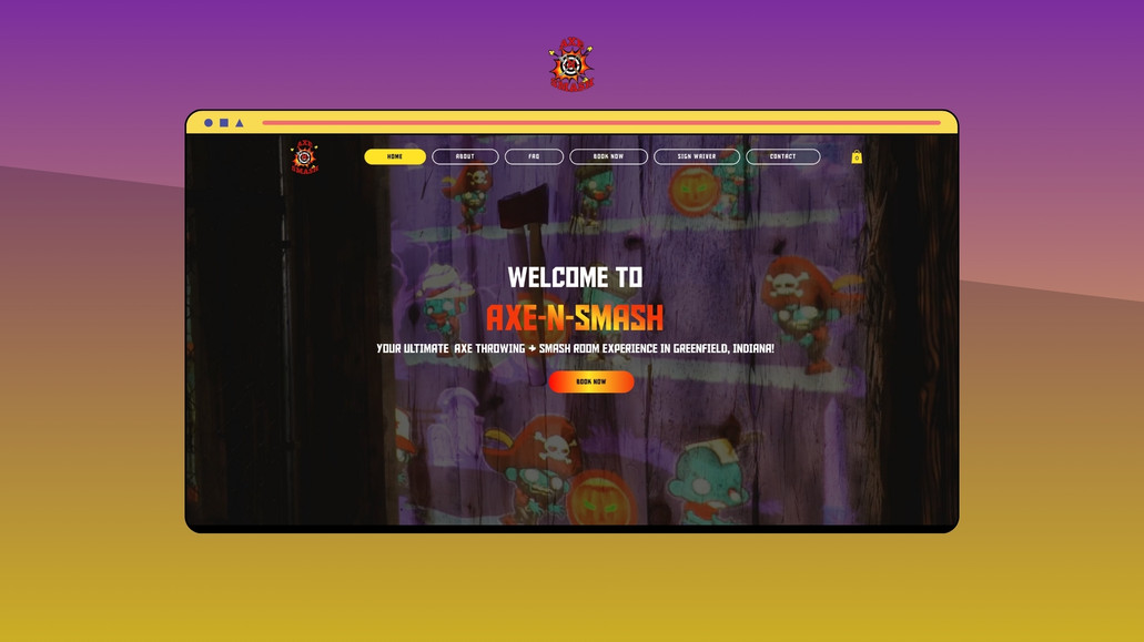 Axe n Smash: Axe-N-Smash came to us with no existing website. We took their existing branding and built a vibrant, fully responsive Wix Studio website that captures their energy and personality. The site showcases offerings clearly and lets users reserve time online with an intuitive booking flow, helping turn visitors into customers.