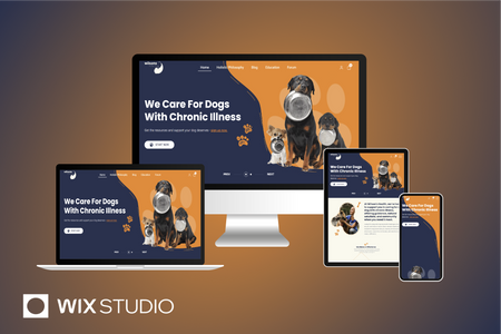 Wilsons Health: 5-page website for dog care organization, featuring:
Animated Home page with (Velo Code),
Custom Blog listing and page,
Custom document download page having pagination button,
Mega Menu (Velo Code),
Responsive Design