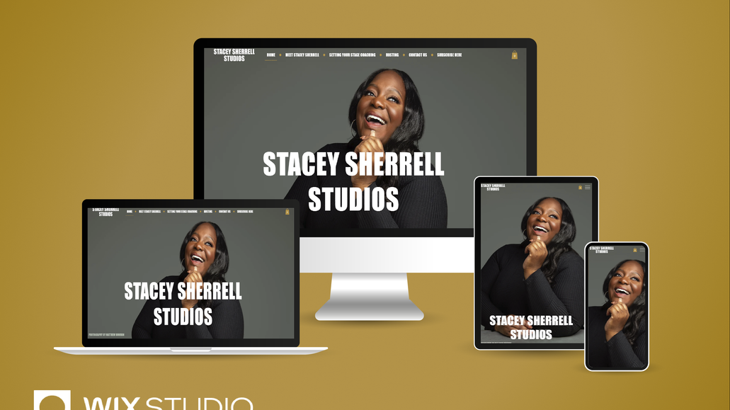 STACEY SHERRELL: 7-page Website featuring:
Booking Services: (custom listing page),
Web Animation,
CSS Buttons,
Quick view (Velo Code)
Responsive Design.