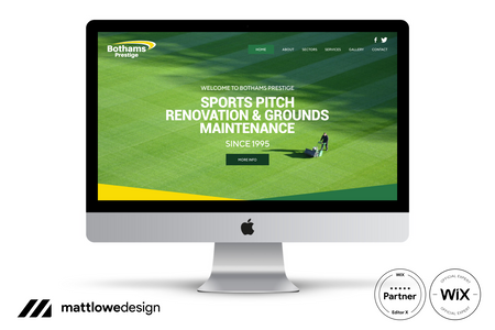 Bothams Prestige: Website design.