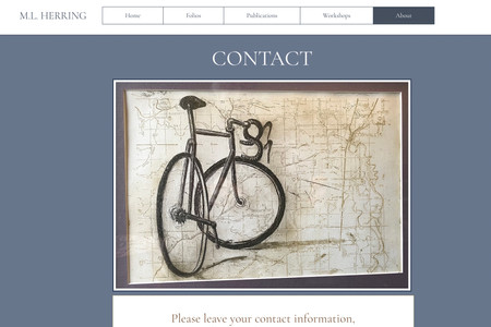 MLHerring: Website Design and SEO Set-Up for ML Herring - portfolio website for science writer, illustrator, educator and ecologist.