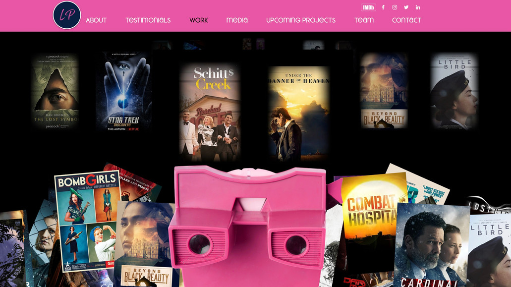 Lisa Parasyn Casting: Website & Logo Design for Lisa Parasyn who is an Emmy®-Award winning Casting Director, best known for her work on Schitt’s Creek, Star Trek Discovery, Outlander, Workin’ Moms, The Coroner and Degrassi - the Reboot.