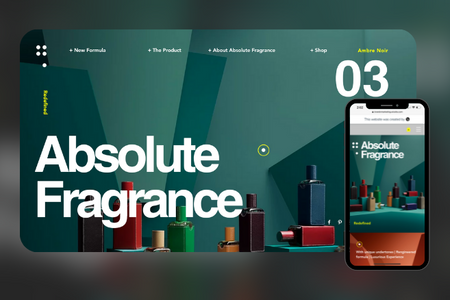 Absolute Fragrance: Absolute Fragrance is a luxurious brand of scents and their main goal for their website is to stand out. This Intuitive & attractive layout catches any visitor's attention and achieves that goal. This e-commerce website allows the visitors to purchase their product effortlessly.