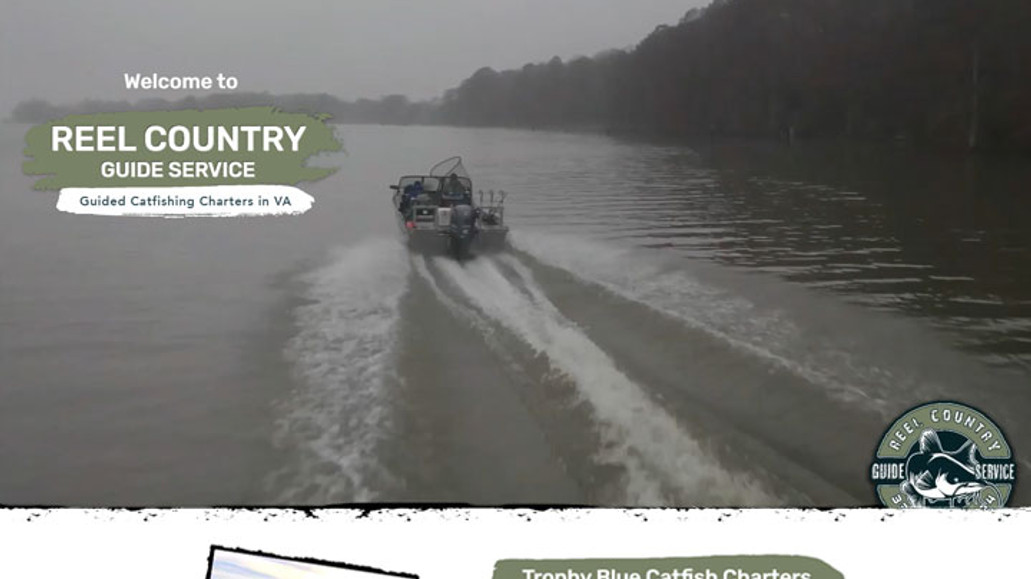 Reel Country Guide Service: Fishing Charters - New website, support