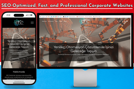 BNC Endüstriyel: BNC Endüstriyel is a modern and user-friendly web platform designed specifically for a company specializing in automation systems. This project was developed to meet the needs of the industrial sector, ensuring a reliable and optimized web experience.

Key Features:

Fully Responsive Design: Seamless display and easy navigation on all devices.
Speed & Performance Optimization: Optimized images and code structure for faster page loading.
SEO & Digital Marketing Compatibility: SEO-friendly coding and structured data integration for better search engine rankings.
Robust Security Infrastructure: SSL certification and advanced security measures to protect user data.
Unique & Professional Design: A corporate and modern visual structure aligned with BNC Endüstriyel’s brand identity.
With this project, BNC Endüstriyel now has a strong digital presence, ensuring the best reach to its target audience.