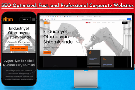 Bien: The web design developed for Bien provides a corporate and professional structure tailored to the needs of an industrial company with global services. We created a modern and user-friendly platform that best represents the company’s identity.

Key Features:

Fully Responsive Design: Perfect display and accessibility on all devices.
Corporate Identity-Oriented Interface: A modern design that best reflects the company's branding.
SEO & Performance Optimization: Optimized structure for better Google ranking.
Fast & Secure Infrastructure: Optimized system for high speed and secure browsing.
Multi-Language Support: Extended reach with language options for global clients.
Content Management System (CMS): Flexible admin panel for easy content updates by company representatives.
With this project, Bien has gained a professional and reliable digital identity, enhancing its global customer engagement.