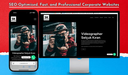 Selçuk Kıran: The web design developed for Selçuk Kıran is a platform specially designed for professionals in the field of videography. With a portfolio-focused, modern, and user-friendly structure, it has been optimized to showcase visual content in the best possible way.

Key Features:

Fully Responsive Design: Seamless viewing experience across mobile, tablet, and desktop devices.
Portfolio-Focused Structure: Custom gallery design to showcase videos, photos, and projects effectively.
SEO Optimization: Structured data and optimized content for better ranking on Google.
Speed & Performance Optimization: Optimized infrastructure for fast loading of high-quality media content.
Contact & Quote Request Form: User-friendly form allowing potential clients to reach out easily.
Self-Updating Content Management: Easy-to-use CMS for adding new projects and managing content.
With this project, Selçuk Kıran can now present his services professionally, reaching his target audience with a stronger digital identity.