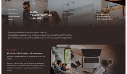 Dislo: It's an official website for Dislo.