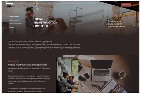 Dislo: It's an official website for Dislo.