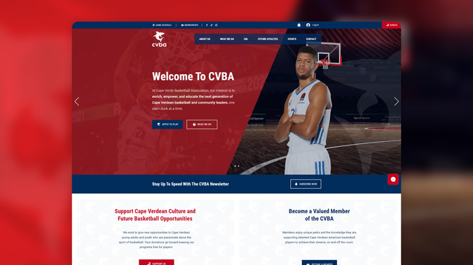 Cape Verde Basketball Association: At Cape Verde Basketball Association, their mission is to enrich, empower, and educate the next generation of Cape Verdean basketball and community leaders, one slam dunk at a time.

Project includes Web Design & Development on Wix, Donation System implementation, Membership Subscriptions.