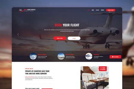 Swiss Luxury Service: Swiss Luxury Services offers luxury private jet charter solutions for your global travel needs.

Project includes Logo Design and Web Design & Development on Wix with custom coded "Request a Quote" form using Wix Velo.