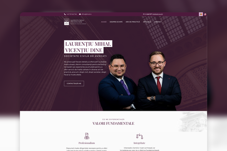 LMVD: Project includes Web Design & Development on Wix and Logo Design.