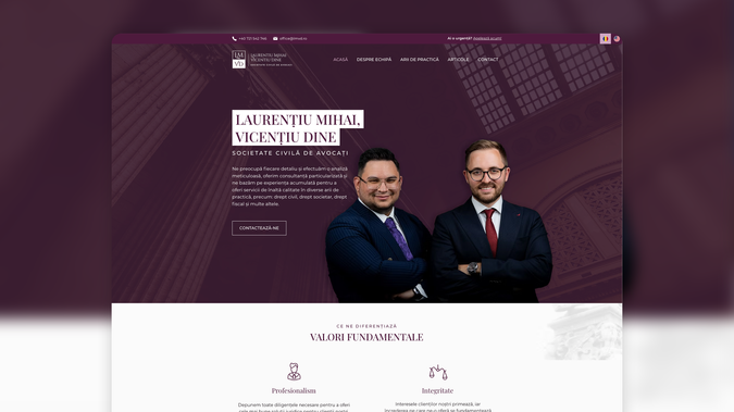 LMVD: Project includes Web Design & Development on Wix and Logo Design.