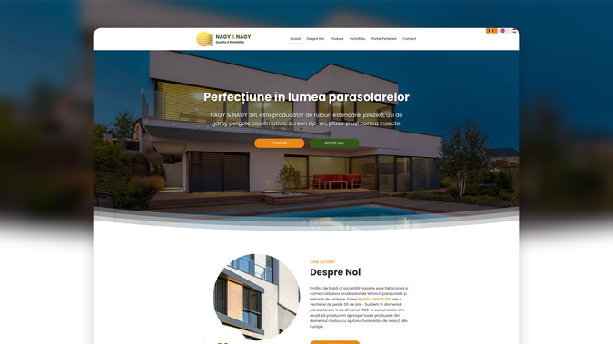 NAGY & NAGY SRL: Project includes Web Design & Development on Wix and Custom Coding Wix Velo.