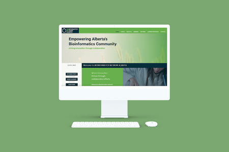 Bionet Alberta: The BioNet Alberta website is designed to support collaboration in bioinformatics across Alberta. It features a clean and professional layout, with sections dedicated to upcoming events, work placement opportunities, and seminar series. The homepage highlights BioNet's focus on fostering innovation through partnerships and connecting researchers. Navigation is simple with well-organized pages for events, partners, learning resources, and contact information. The site is visually appealing with relevant images, reinforcing its mission to advance bioinformatics and computational biology. 