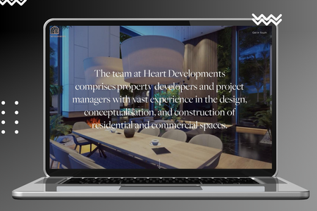 Hearts Property: Heart Developments Branding & Website 