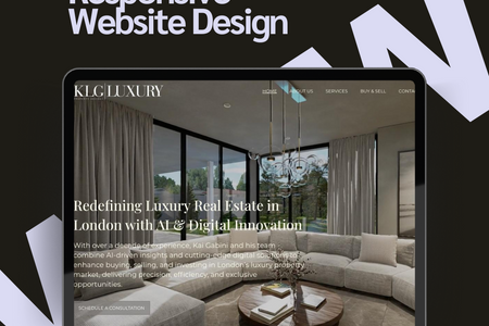 KLG Luxury: Branding & Website done by the MX Web Design team 