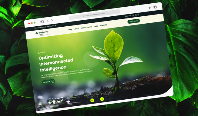 Bio Diversity: Wix Studio custom build & branding from Max