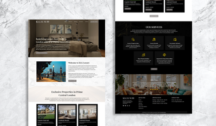 KLG Property: Branding & Website done by the MX Web Design team 