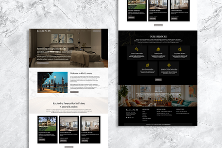 KLG Property: Branding & Website done by the MX Web Design team 