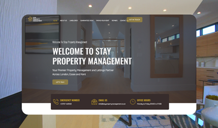 Stay Property: Stay Property website & branding 