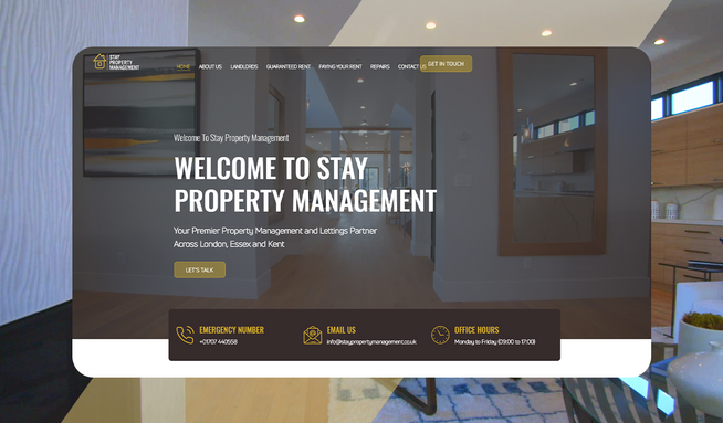 Stay Property: Stay Property website & branding 