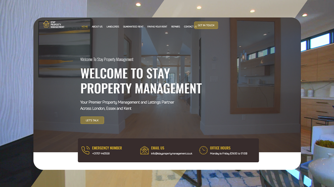 Stay Property: Stay Property website & branding 