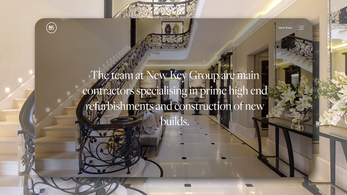 Newkey Group - High End Construction: New Website & Branding