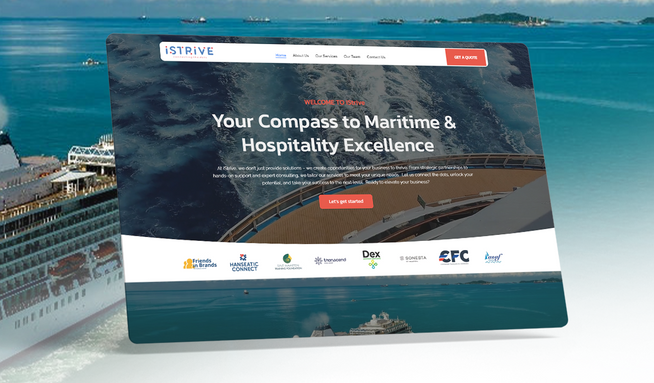 iStrive Consultancy: A fully custom-built Wix Studio site, redesigned from Wix Editor without using a template.
