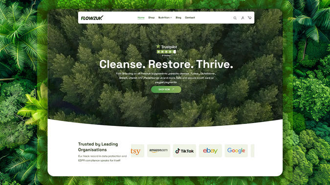 FlowzUk Ecommerce Website & Branding : FlowzUk Ecommerce Website & Branding 