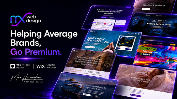 MX Web Design Wix Wordpress Experts UK: New Website for MX Web Design, Built on Wix Studio 2026 by myself. Top ranking for Wix Expert UK with ongoing GEO & SEO work. 