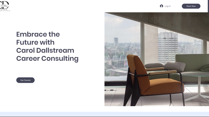 Carol Career Consulting: Client's goal was to have a budget-friendly site that clearly explains what she does and provides an opportunity for her clients to pay for her services through her site.
Created a one-page site with dedicated sections
Connected an Anchored Menu to each section (acts like pages)
Set up Pricing section that hooks to clients shopping cart and CRM
Connected client's back-end dashboard to track her clients, payments, and invoicing