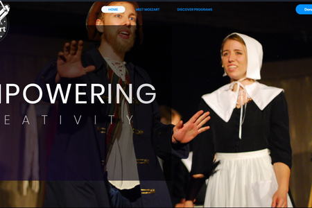 MoezArt Productions: As a well-established youth theatre non-profit organization, I prioritized optimizing UX and elevating brand recognition, achieving this by redesigning the logo and ensuring website colors and design elements align seamlessly, enhancing overall branding for the company.

This project included:
* Logo Design
* Custom Wix Studio Website Design
* Multiple Coded Elements
* Custom Slideshows throughout
* Custom Animated text & Buttons
* Google SEO keywords & metatags