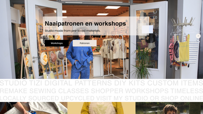 Studio Tizi: # Website Design
# Mobiel Design
# Responsief Design
# Webshop integratie + betaalmodule
# SEO
# Tweetalig
