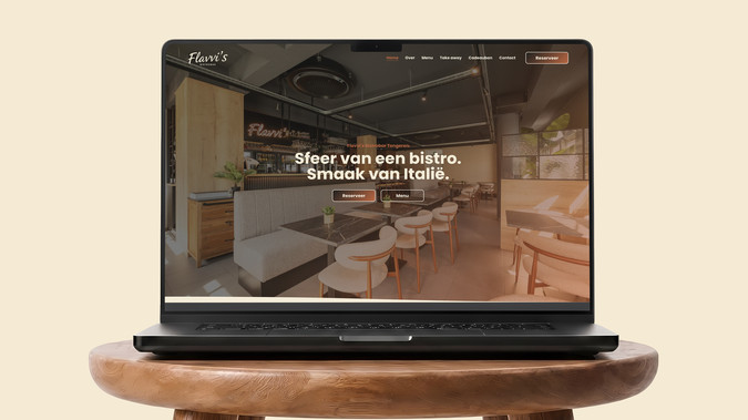 Flavvi's BistroBar: Webdesign | SEO | Take away | Reserveren | Cadeaubon | Menu | Fotografie | Grafisch ontwerp