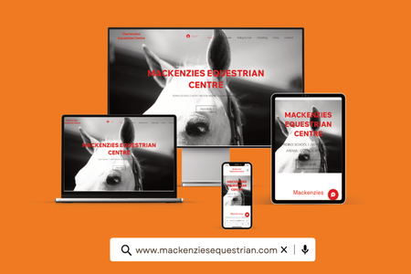 MackenziesEquestrian: Site created for a local customer to include Wix bookings to manage all of her horse-riding lessons, the site integrates, which payments and the client now manages all of her classes directly from her phone on the Wix owner app
