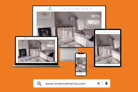 Vivienne Hanna: New site created for local customer. Full integration of dynamic pages for client to manage and display her items for sale. Client did not want a full e-commerce platform.